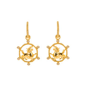 「 璎珞•麒麟 」紫禁城联名款耳饰