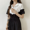 Zip elastic short sleeve dress 拉链松紧短袖连衣裙 忌平庸JPY带授权招加盟代理 商品缩略图0