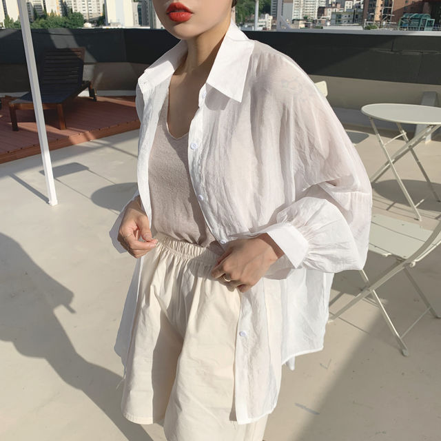 Summer loose thin coat夏季宽松小薄外套 INS风 简约大气 4colorJPY带授权招加盟代理