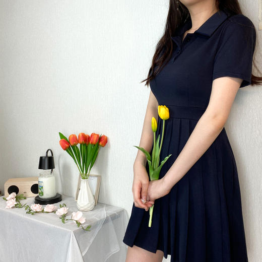 Cara pleated skirt mini dress百褶裙迷你连衣裙JPY带授权招加盟代理 商品图3