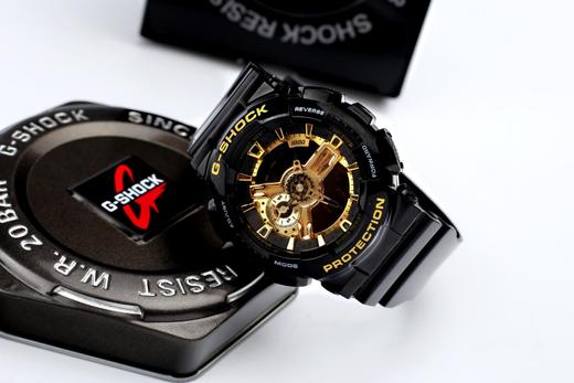 黑金，市面最强公司级卡西欧ga-110系列，拥有强大的抬手灯功能和防水功能，机芯原台湾代工厂，表带高级树脂制造. 商品图2