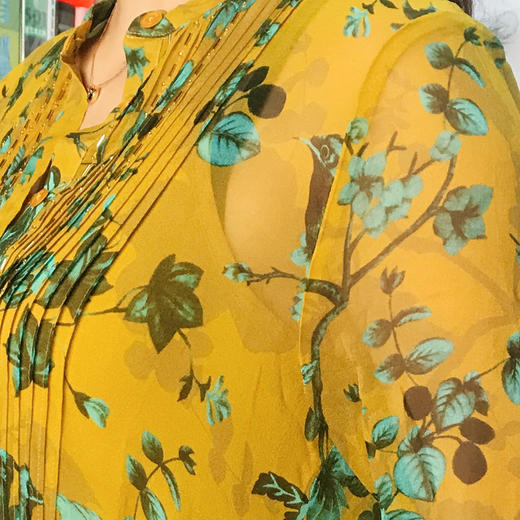 3S5719--硫磺黄连衣裙--《文艺复兴—丝丝凉夏》 商品图4