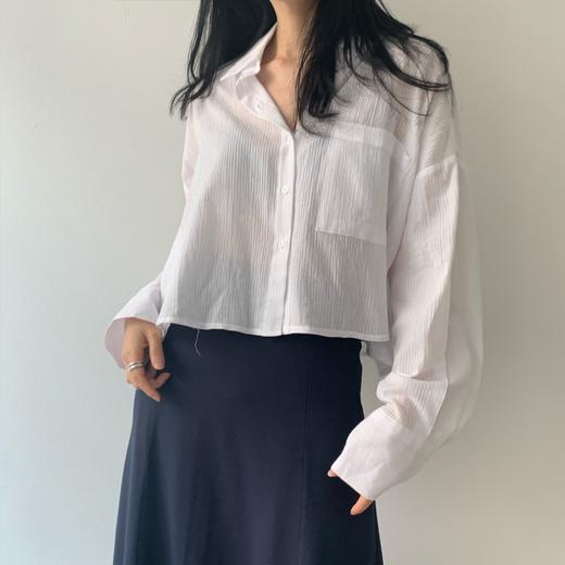 3-color pleated short coat 3色褶皱短外套 ins搭配风温柔风JPY带授权招加盟代理 商品图0