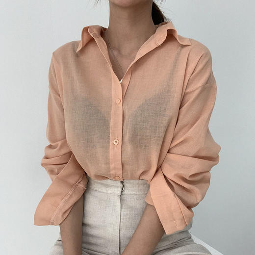 亚麻夏季衬衫透气  Linen summer shirt 忌平庸JPY带授权招加盟代理 商品图1