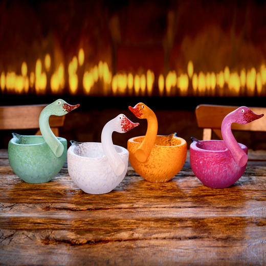 摆件装饰品甜心天鹅碗工艺品创意家居礼物定制工艺礼品德国进口饰品