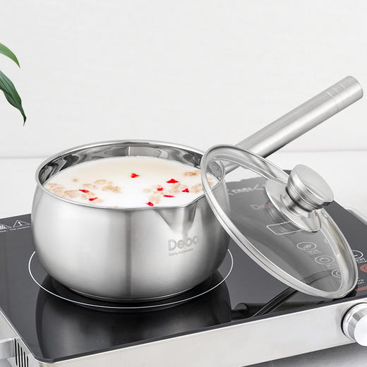 Debo梅根304不锈钢奶锅汤锅职场妈妈辅食神器 商品图2