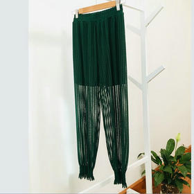 MM-001新品空气仙女凉凉裤   网纱束口薄款防蚊防晒宽松显瘦哈伦裤灯笼裤