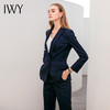 IWY/藏青色长袖西服长裤套装CP10316 商品缩略图2