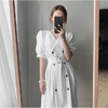 Puff sleeve jacket belt long shirt dress泡泡袖长衬衫裙忌平庸JPY带授权招加盟代理 商品缩略图3