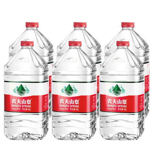 农夫山泉 饮用天然水 4l*6桶/箱