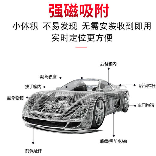 gps定位微型手机远程汽车防盗车载追踪器听音录音防丢找人 商品图8