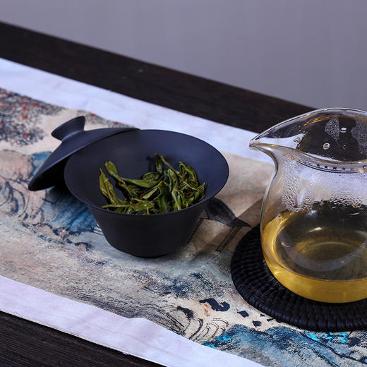 建水紫陶素盖碗 商品图6