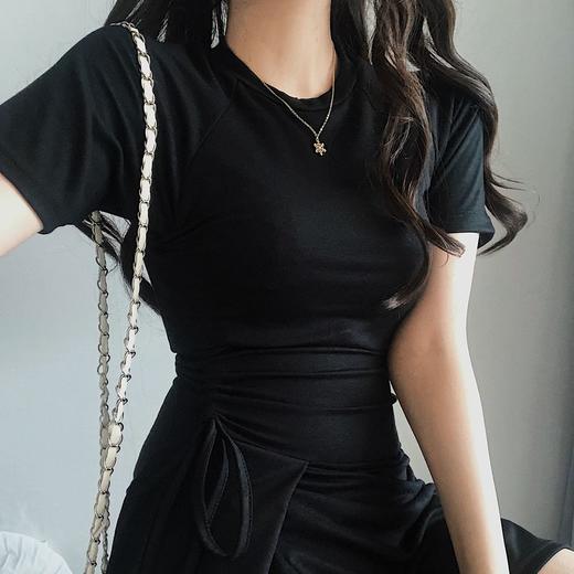 Drawstring sexy skin slim mini skirt抽带性感紧身修身迷你短裙JPY带授权招加盟代理 商品图2