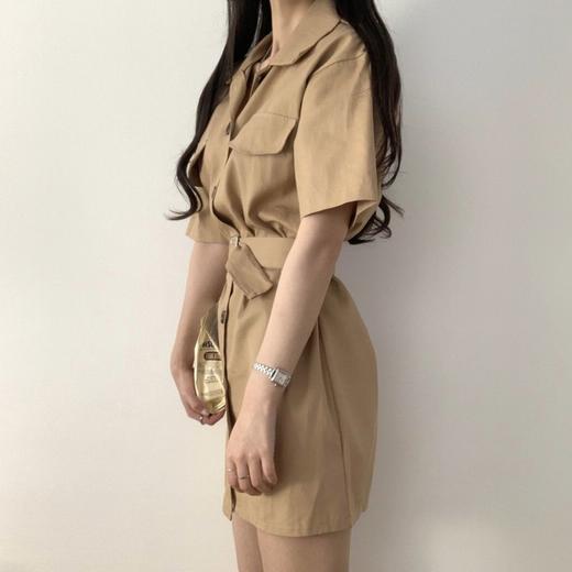Trench coat chic shirt dress 风衣别致衬衫连衣裙 忌平庸JPY带授权招加盟代理 商品图3