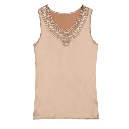 TYL-9992新款吊带背心内搭无袖蕾丝缎面打底衫上衣 商品图4