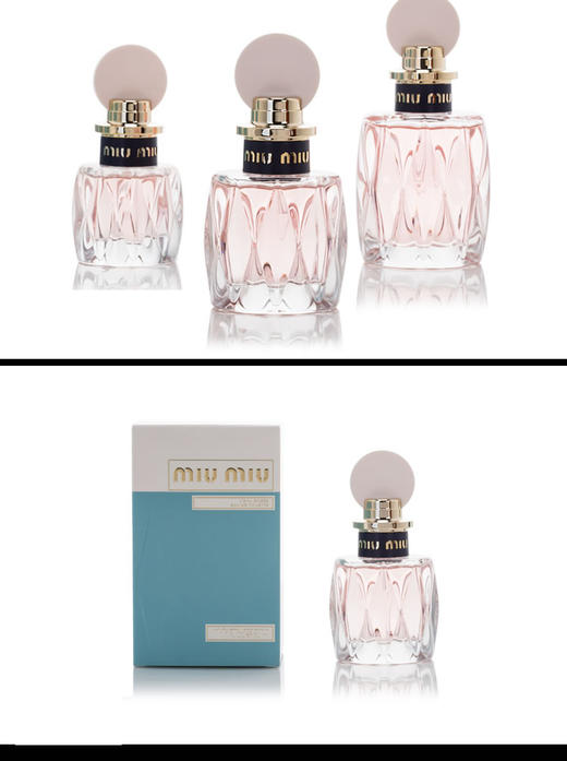 意大利缪缪miumiu粉色香水50ml 香港直邮 商品图3