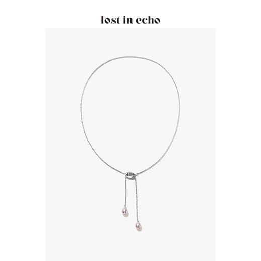 lost in echo设计师冒险宣言系列Stormy螺丝珍珠蛇骨手链项链组合 商品图1