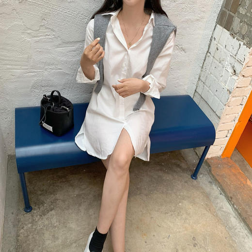 Wear loose shirts and long skirts 日常穿搭宽松衬衫长裙JPY带授权招加盟代理 商品图2