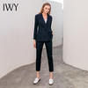 IWY/藏青色长袖西服长裤套装CP10316 商品缩略图0