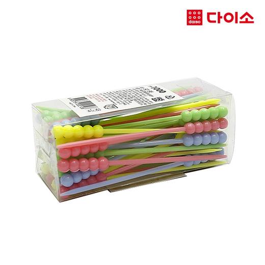 水果签蛋糕签-60136 大创 Daiso Disposable fruit stick颜色随机JPY带授权招加盟代理 商品图0