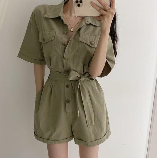 Belted jumpsuit Boyfit 腰带连身裤 ins潮流风酷女孩 忌平庸JPY带授权招加盟代理 商品图3