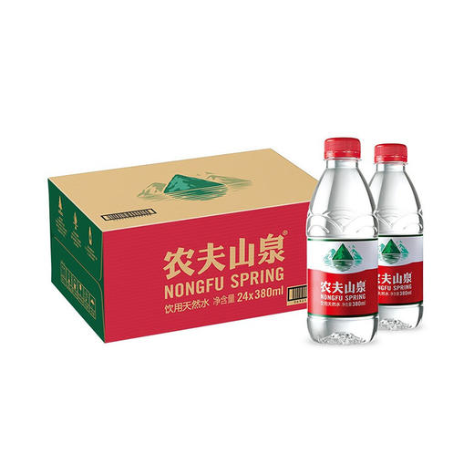 农夫山泉 饮用天然水 380ml*24瓶 商品图0