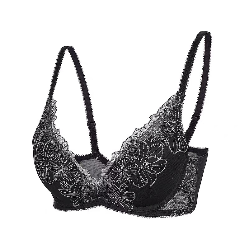 黛安芬triumph水盈精灵花卉刺绣有钢圈水袋文胸