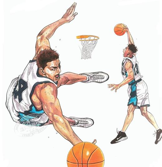 【中商原版】灌篮高手插画集2册套装 日文原版 INOUE TAKEHIKO ILLUSTRATIONS PLUS SLAM DUNK ILLUSTRATIONS 2 商品图2