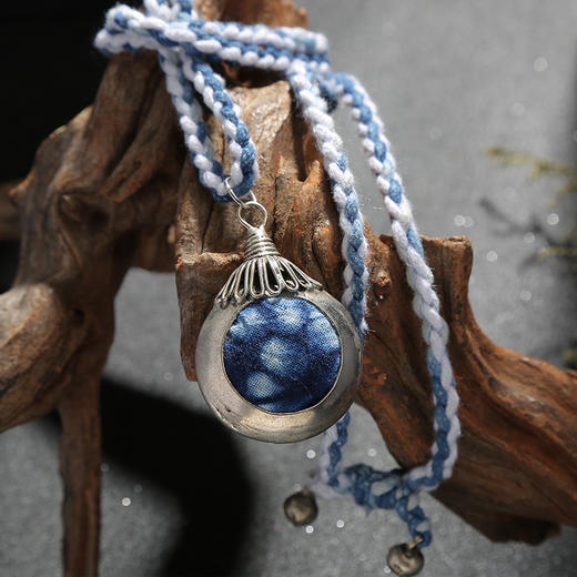 画心手工蜡染项链 商品图2