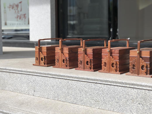 红桥红  家具严选  缅甸花梨（大果紫檀）  【手提篮】手提盒 商品图1