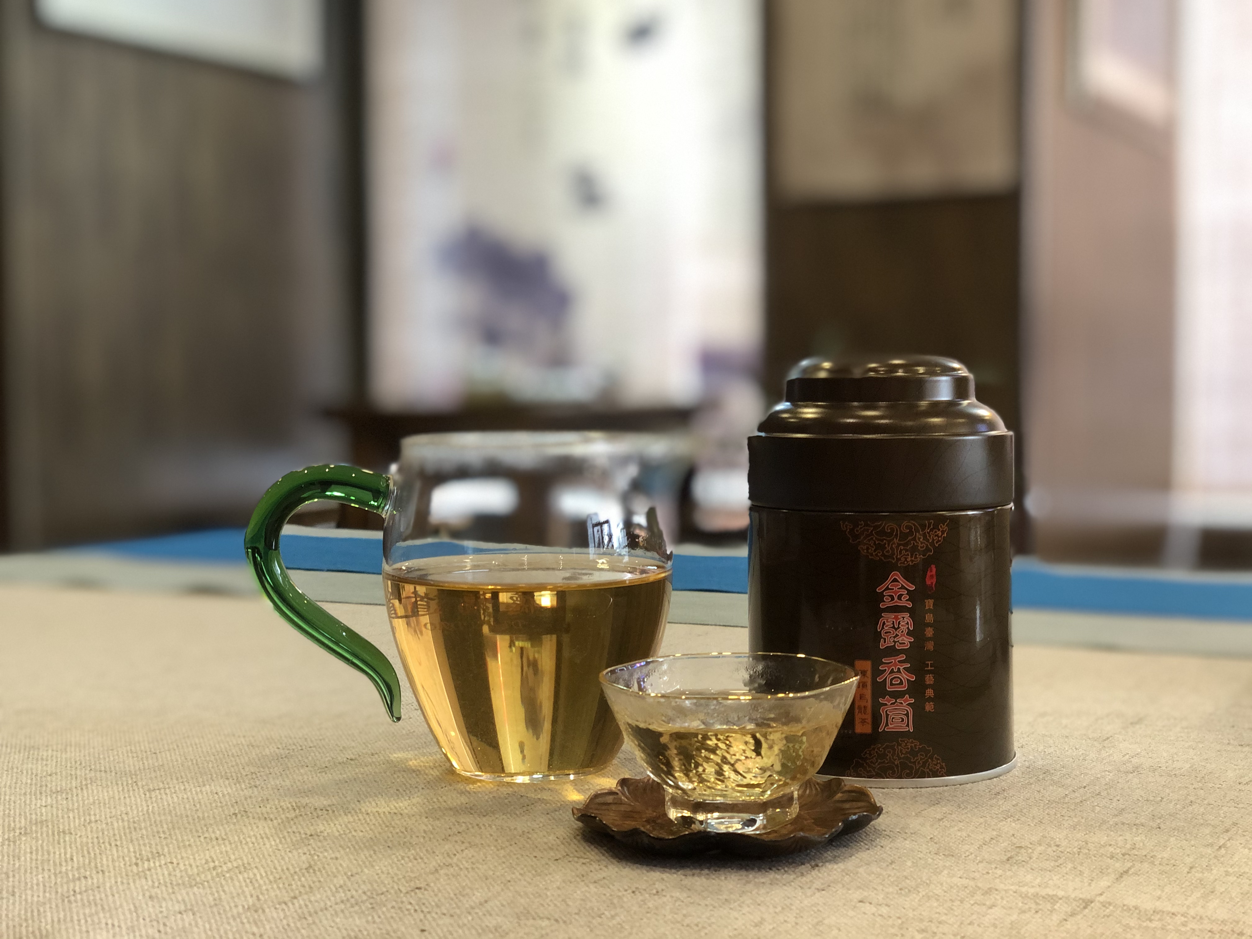 茶馆茶叶【金露香萱】第13款丨冻顶乌龙茶丨以海拔一千五百米的阿里山茶制作 回甘强 品后口中余香久久不散