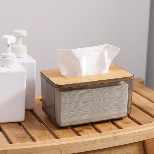 【纸巾盒】日式竹木纸巾盒 商品图1