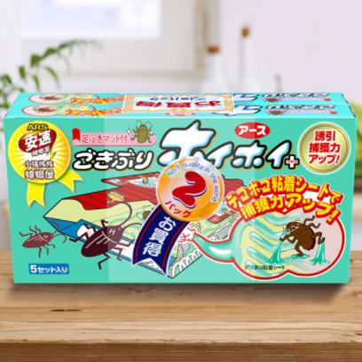 ars安速杀蟑螂药蟑螂屋蟑螂贴全窝端日本进口小强恢恢10枚盒