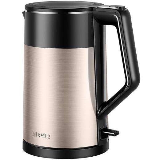 苏泊尔（509253）（SUPOR）电水壶家用 电热壶电烧水壶1.5L电茶壶 进口温控 自动断电金色SW-15S29A 商品图3
