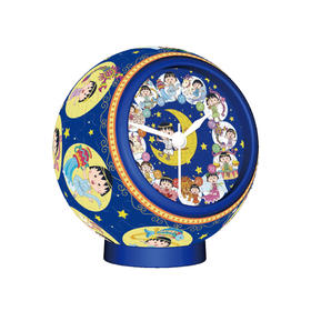 【折扣产品 不退换】145片 桌面时钟 塑料拼图 KC1010 櫻桃小丸子-星座