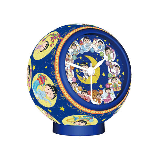 【折扣产品 不退换】145片 桌面时钟 塑料拼图 KC1010 櫻桃小丸子-星座 商品图0