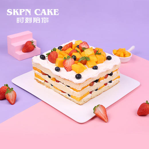 【经典热卖月销1000+】芒莓之恋裸蛋糕 2磅138❤ 商品图1
