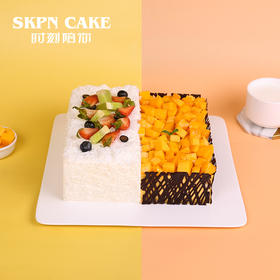 【店长推荐】 榴芒双拼蛋糕