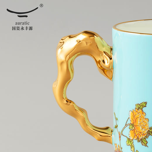 【彼达思】国瓷永丰源 夫人瓷-西湖蓝仁心单杯 340m 商品图4