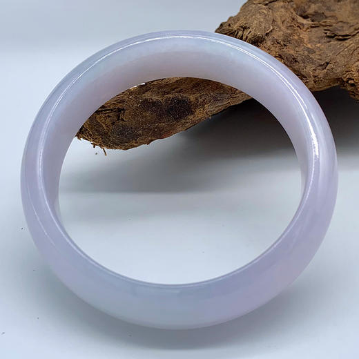 派瑞翡翠 翡翠手镯 糯种 淡紫色 商品图1