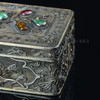 【繁花似锦】老银鎏金掐丝镶宝石盒 商品缩略图1