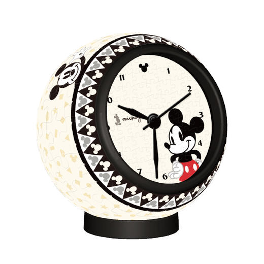 【折扣商品 不退不换】145片 桌面时钟 塑料拼图 KC1028 米奇系列-欢乐米奇 商品图0