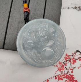 翡翠挂件龙牌（圆）