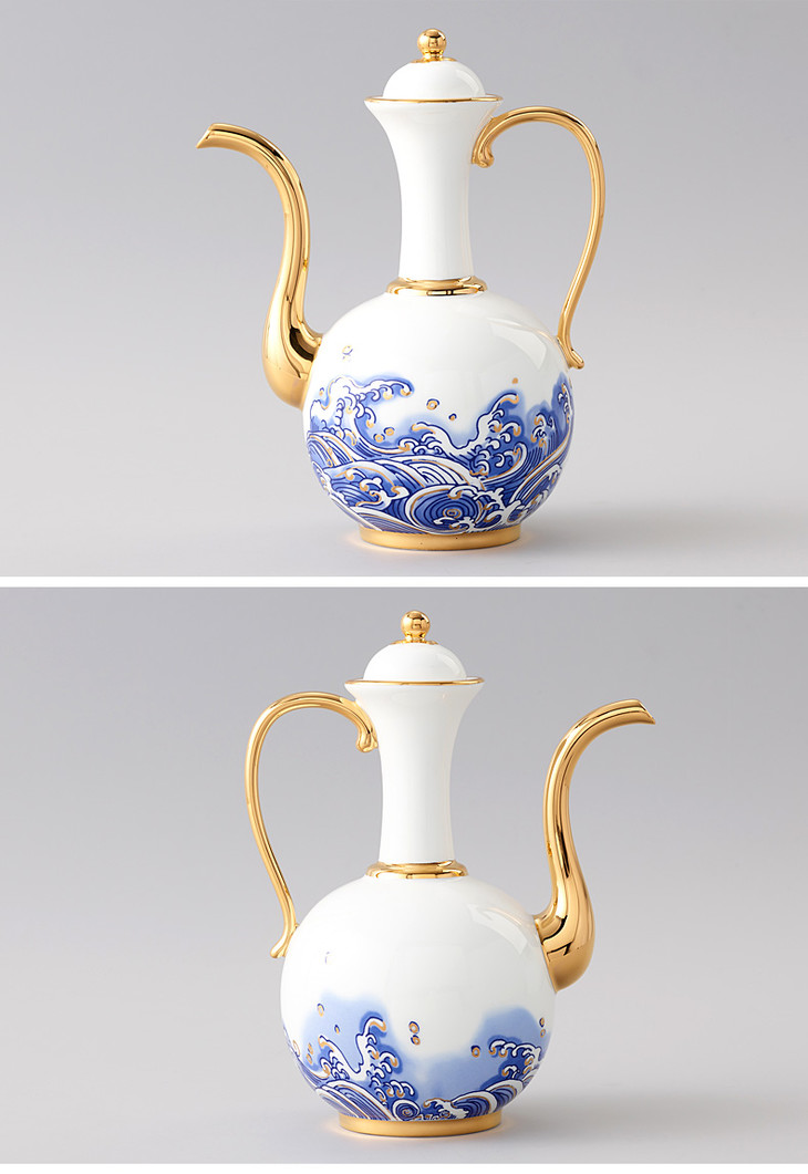 彼达思国瓷永丰源先生瓷海上明珠10头酒具