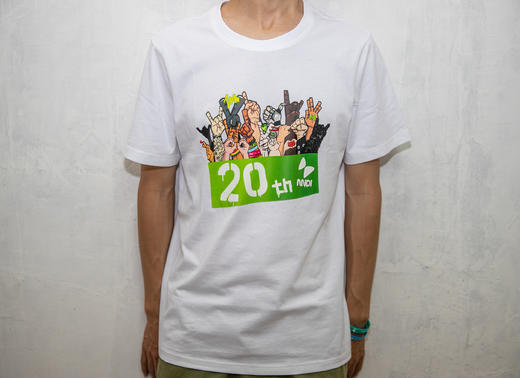 迷笛音乐节20周年主题T恤 商品图0