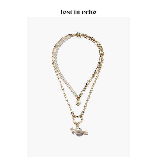 丘比特珍珠双层叠戴项链 商品图2