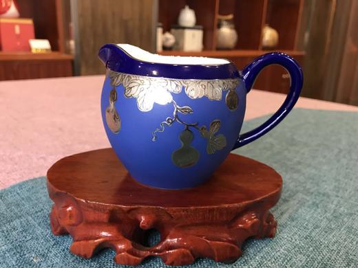 靛蓝荷花茶海 商品图2