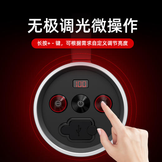 SUPERFIRE神火GF11钓鱼灯蓝光大功率超亮强光手电激光炮夜钓装备夜钓灯 商品图3