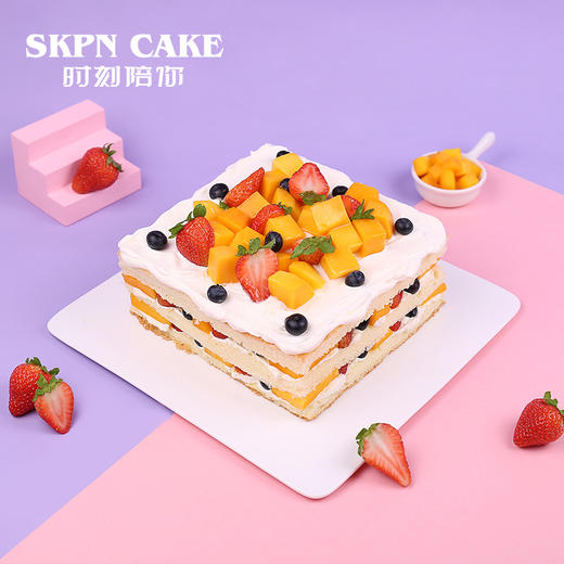 【经典热卖月销1000+】芒莓之恋裸蛋糕 商品图0