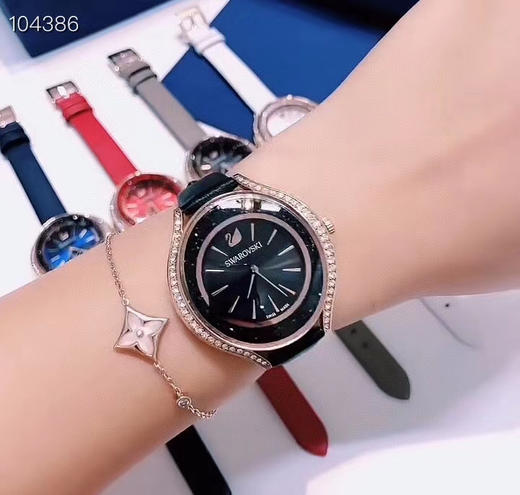 璀璨夺目！施华洛世奇Swarovski水晶女士石英腕表真皮表带 正品有授权 商品图14